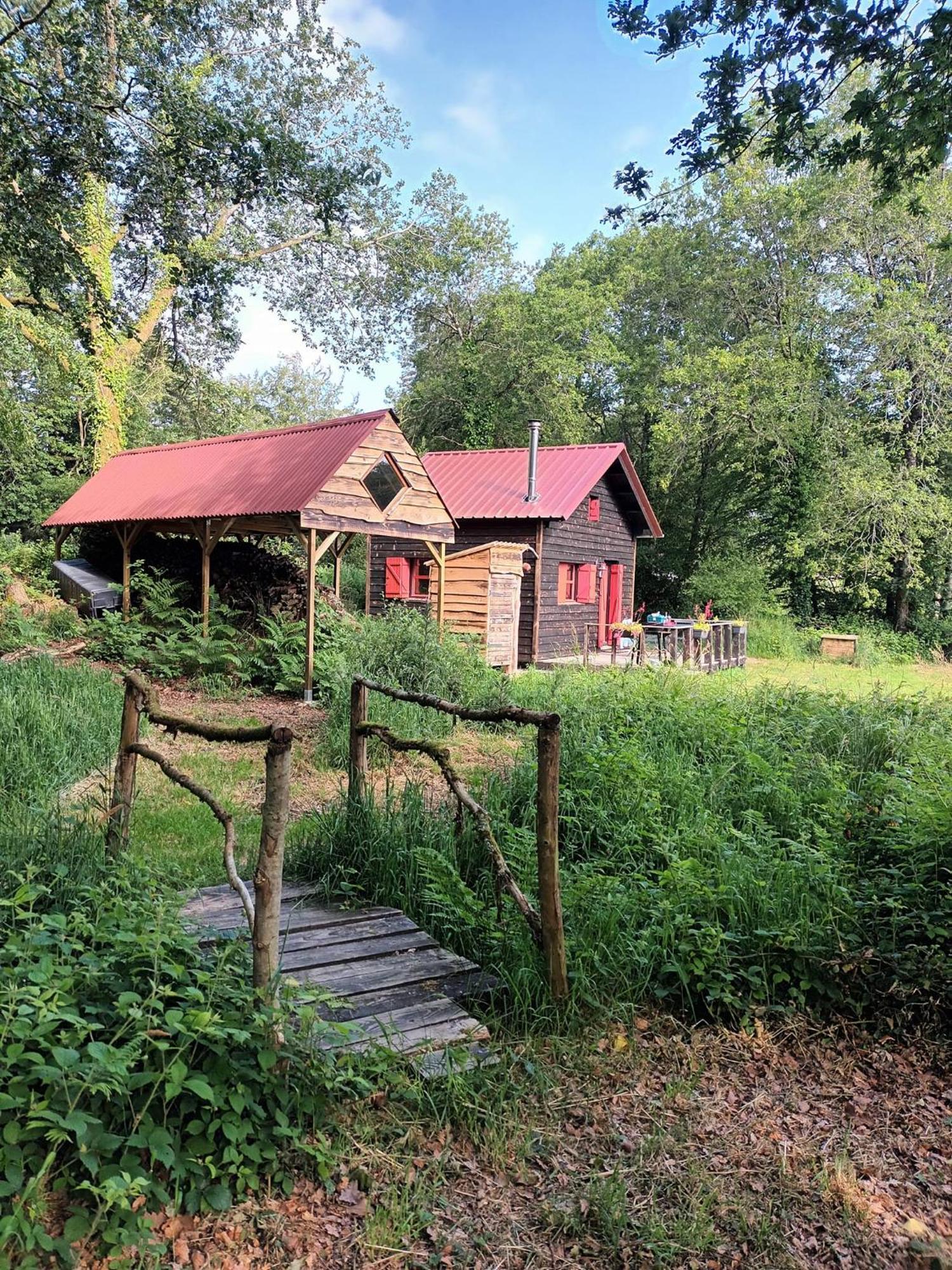 Chalet Cosy En Lisiere De Foret Paule المظهر الخارجي الصورة